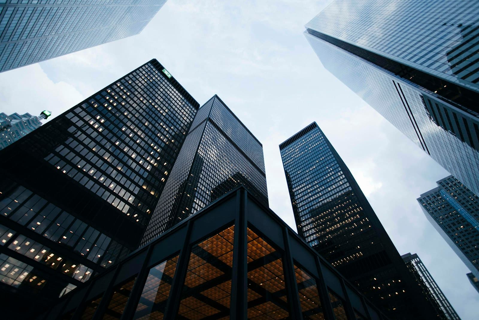 City skyline representing growth and development